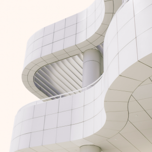 CAD image of structural building